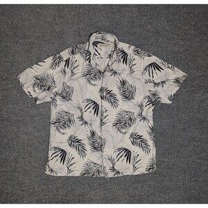 Tommy Bahama Hawaiian Shirt Mens Large Silk Floral